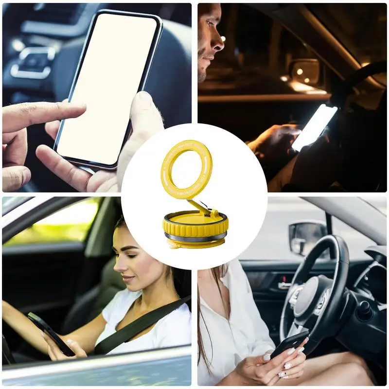 Suction Phone Holder Vacuum Suction Cup Phone Holder Adjustable Wireless Cellphone Stand Car Interior Accessories For All
