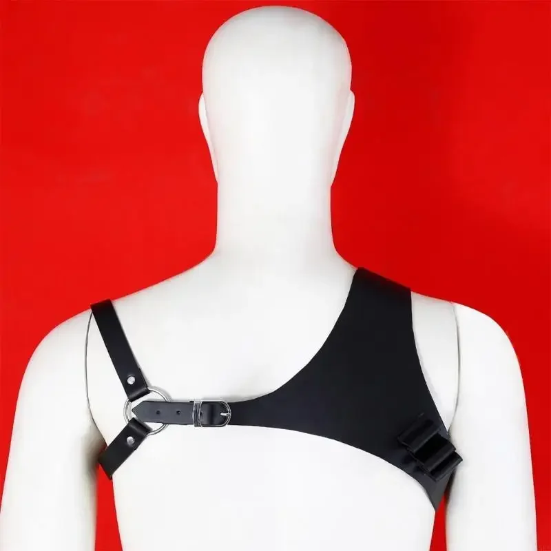 Nam Bó Sát Da PU Áo Corset Phụ Kiện Trang Phục Cho Sân Khấu Biểu Diễn Và Sự Kiện Cosplay