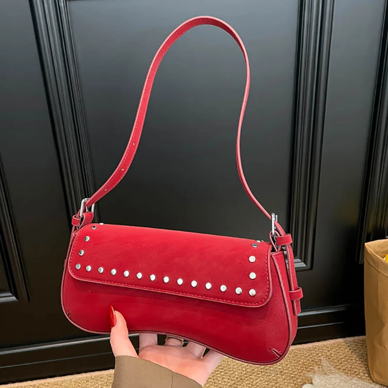 2026 New Classic Fashion Retro Shoulder Bags Niche High-end Women's Underarm Bags Minimalist Versatile Practical Shoulder Bags