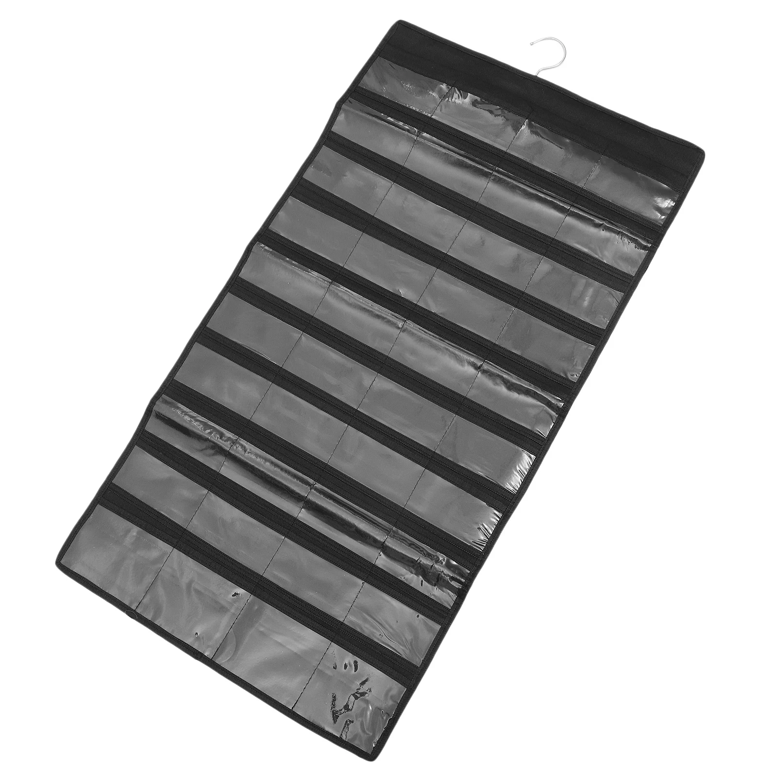 

Jewelry Hanging Organizer Bag 48-Compartment Hanging Storage Pouch for Earrings Necklaces Bracelets Home Wall Display Jewelry