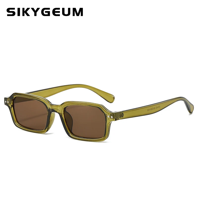 SIKYGEUM Luxury Sunglasses 2024 Brand Designer Square Sun Glasses Women Shades Female Eyewear Sunglass For Ladies Free Shiping