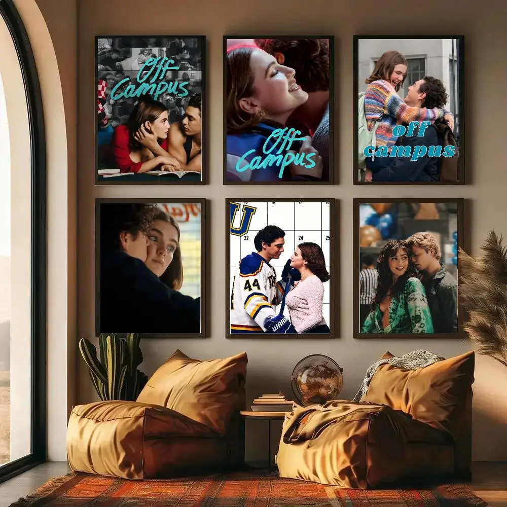O-Off Campus Poster High-definition Waterproof Poster Stickers, Suitable For Bedroom, Living Room, Home Decoration