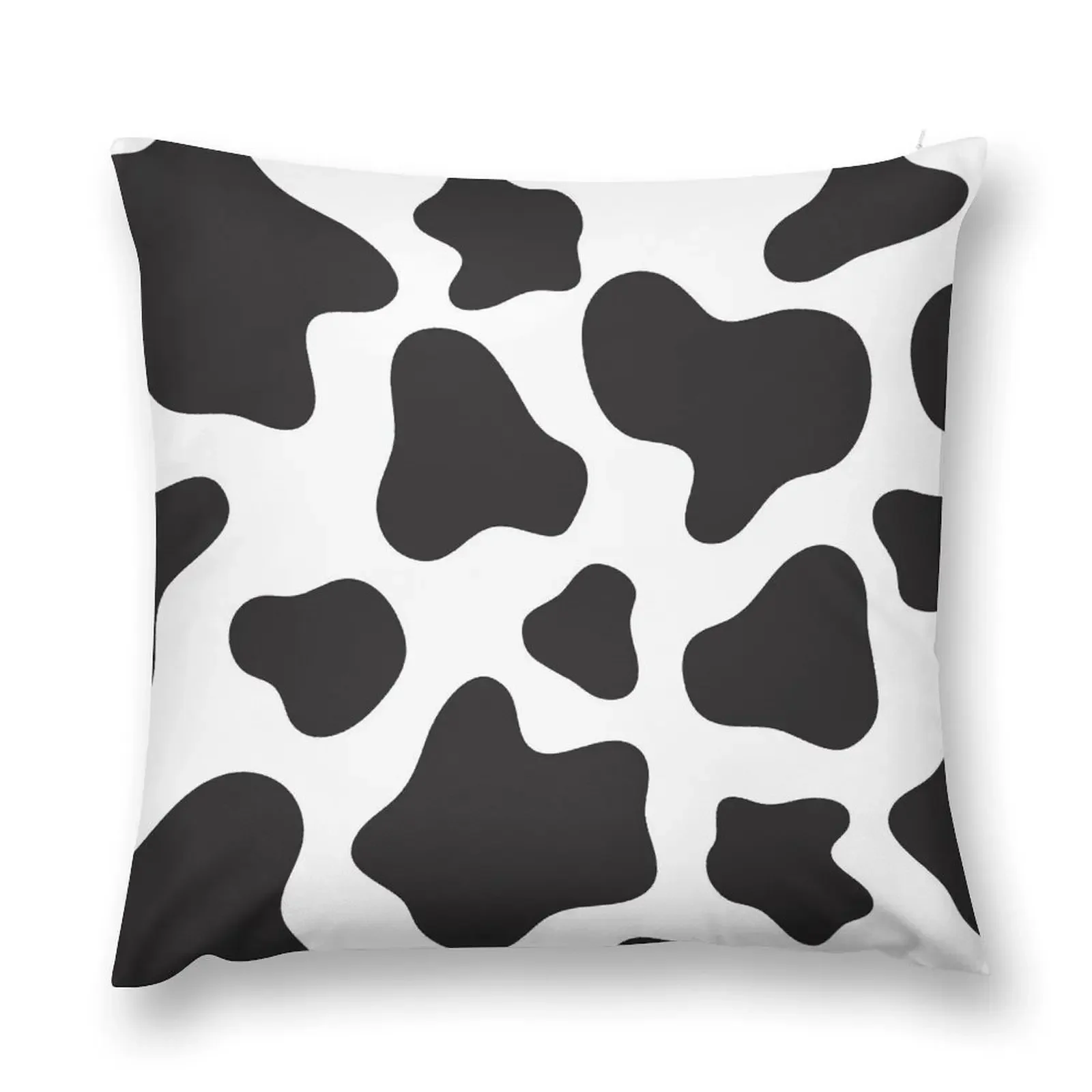 

Cow Print Black and White Throw Pillow Christmas Cushion For Home Decorative Pillow Covers For Sofa pillow