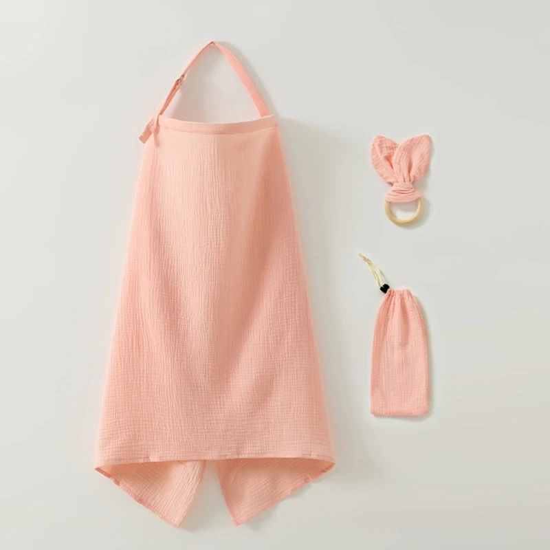 Adjustable Cotton Gauze Baby Nursing Cover Mother Outing Privacy Nursing Apron Towel Breathable Baby Breastfeeding Cover