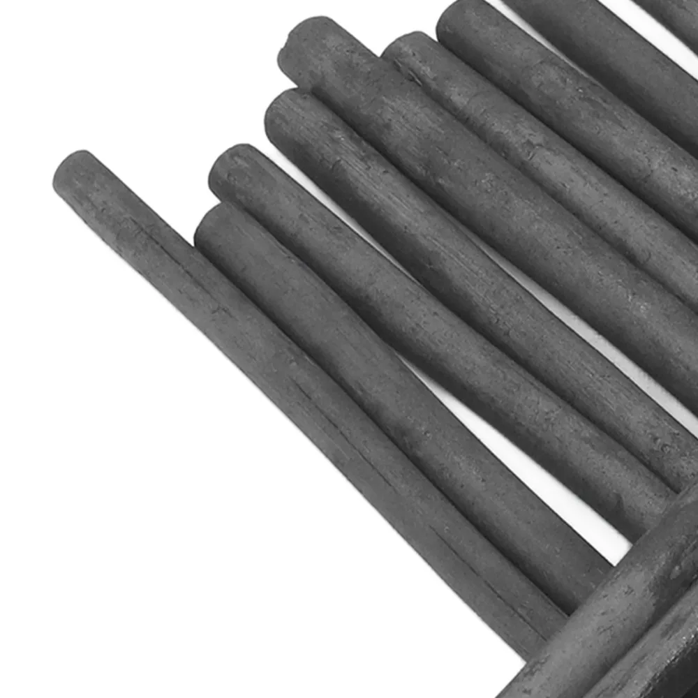 20PCS Bucket Packed Charcoal Sticks Soft Textured Rods Smooth Mark Sketch Charcoal Rods Smudge Friendly Effect