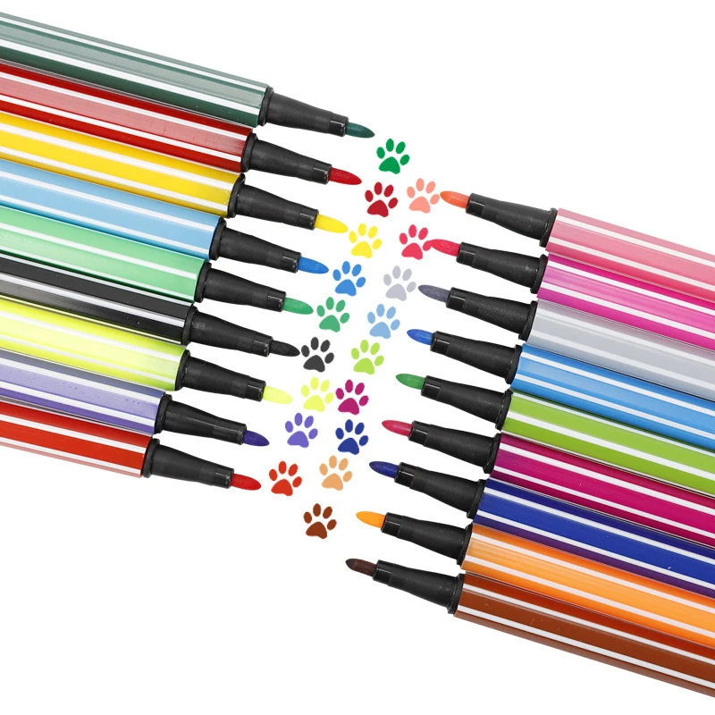 

12pcs Children Painting Non-toxic water color pencil Washable Watercolor Pen Mark Painting for kids drawing Art Supplies