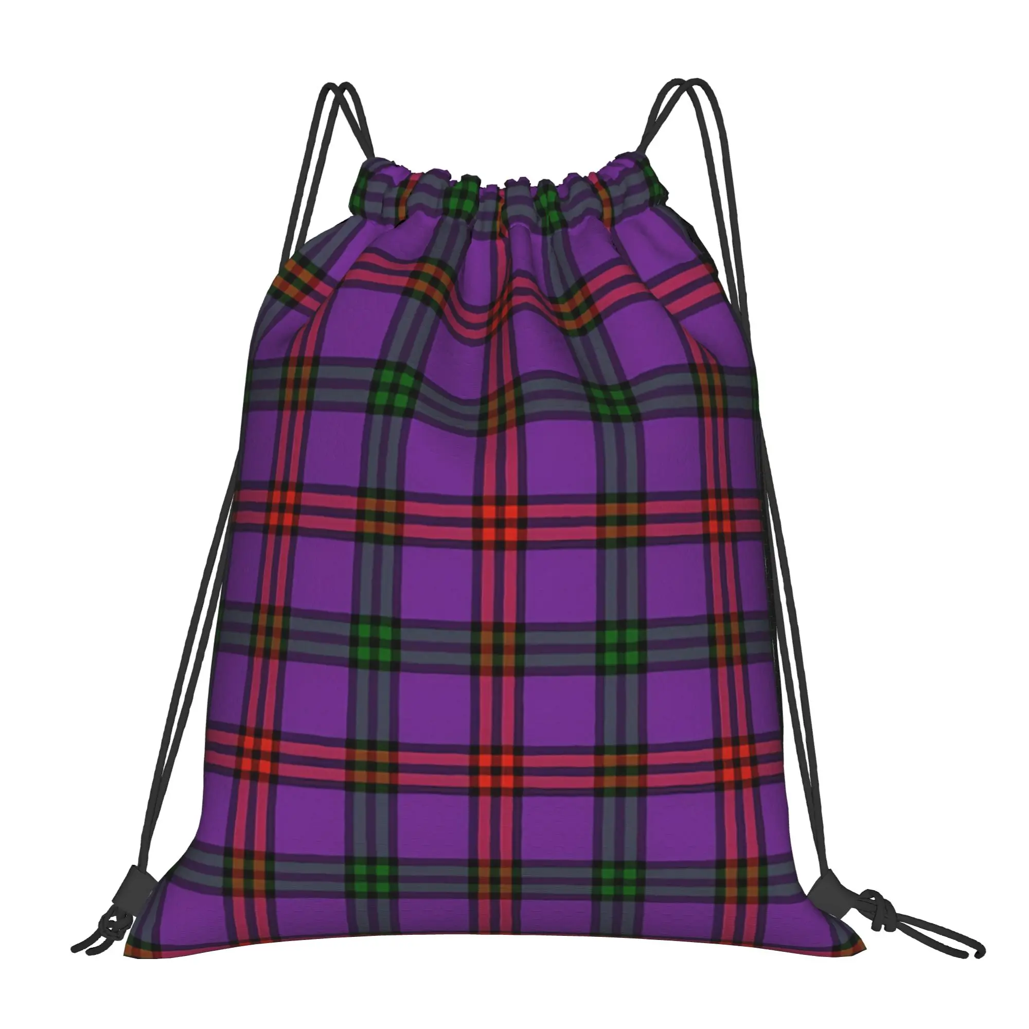 Scots Style MONTGOMERY Tartan Portable Sports Riding Gym Drawstring Storage Sporty Backpacks