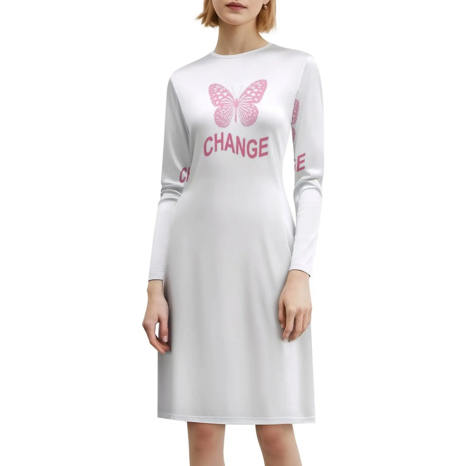 変化の時到来 女性用エレガントなパーティードレス Aラインドレス ショート/ロング/ノースリーブオプションあり ピンクが可愛い 飛ぶように軽いキュートなドレス