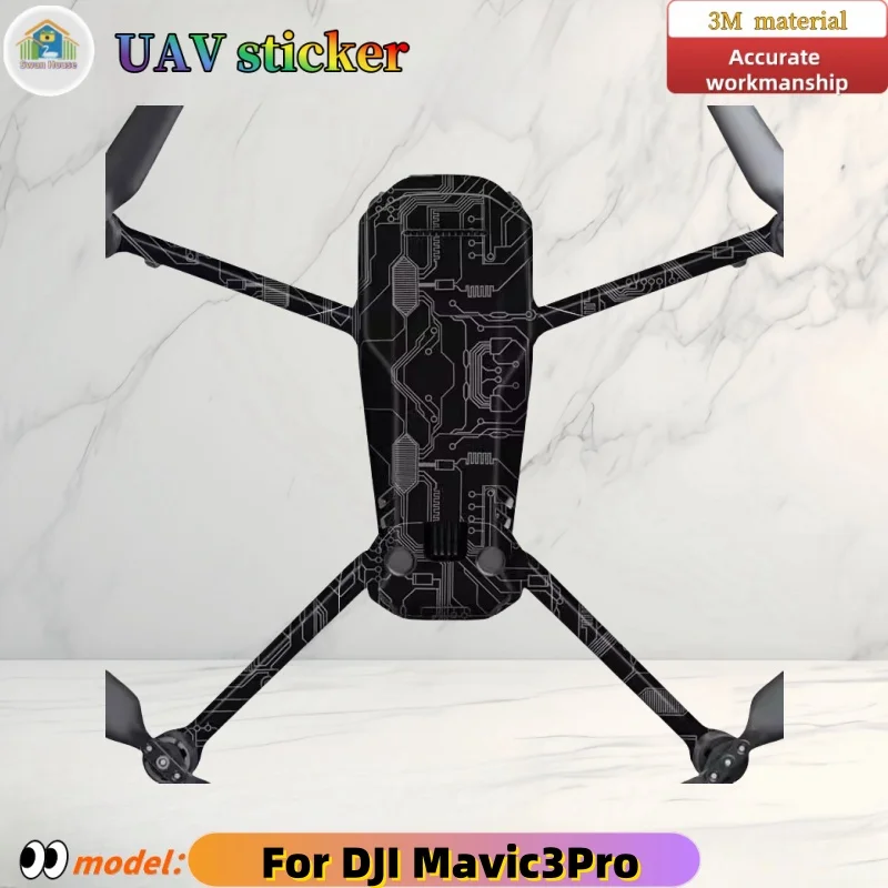 

For DJI Mavic3Pro unmanned aerial vehicle stickers, DIY skin,Precision tailoring wear-resistant protective film