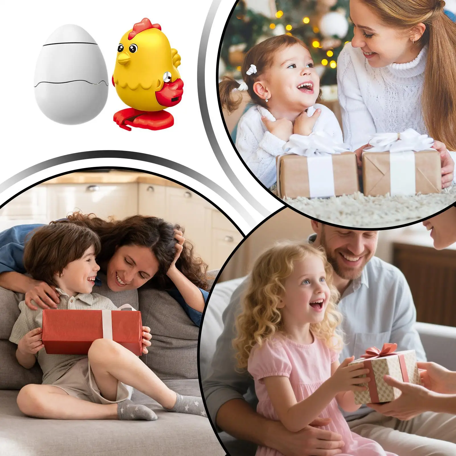 

Заводные прогулочные курицы, пасхальные чулки, прыгающие игрушки с животными для мальчиков и девочек, центры детского сада, день рождения, праздник, Рождество