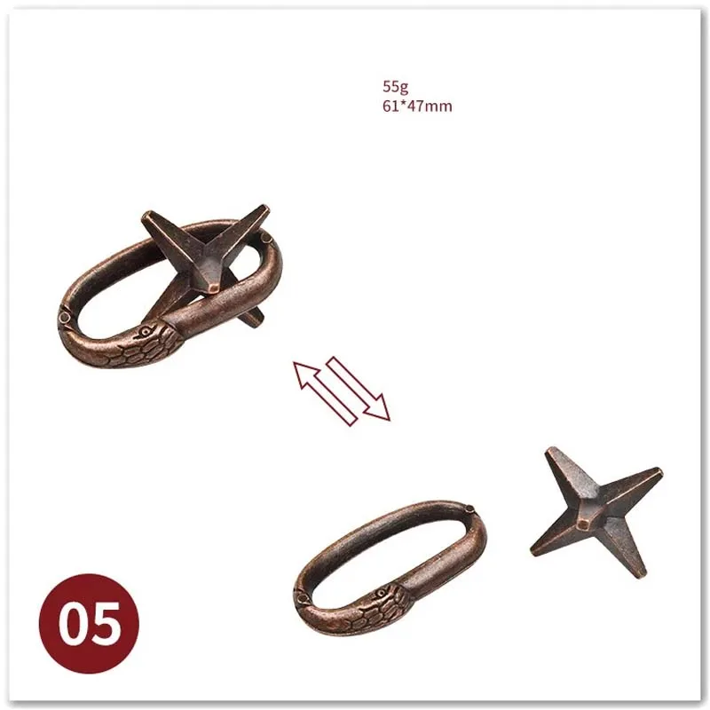 3D IQ 게임은 성인을 위한 지적 두뇌 티저 퍼즐을 성장시킵니다. 어린이 위트 게임 퍼즐 금속 Fidget 장난감