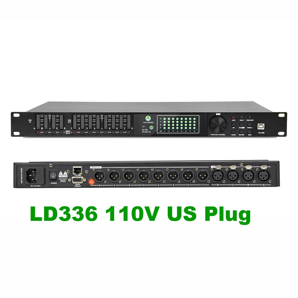 Paulkitson ld Serie profession eller digitaler Audio prozessor 32-Bit-Driverack-Audioprozessor dsp mit Tannen lautsprecher managements ystem 6