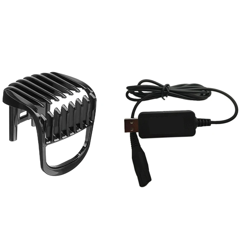 Cabo de tomada usb a00390 adaptador elétrico carregador de cabo de alimentação para barbeadores s300 s301 s302 s311 & aparador de barba pente