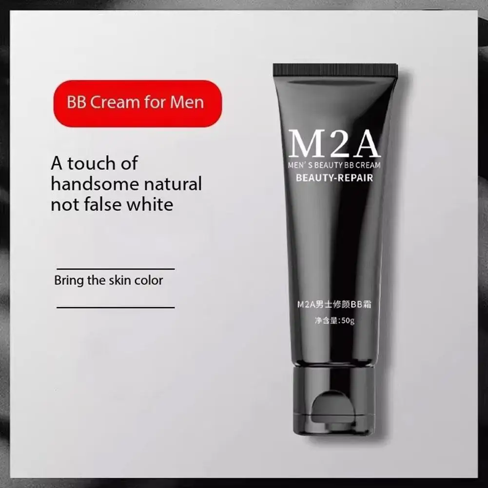 Mannen Bb Cream Whitening Olie-controle Concealer Sproet Cosmetische Slijtage Make-up Huid Fleuren Vloeistof Om Gemakkelijk te verwijderen P9u2