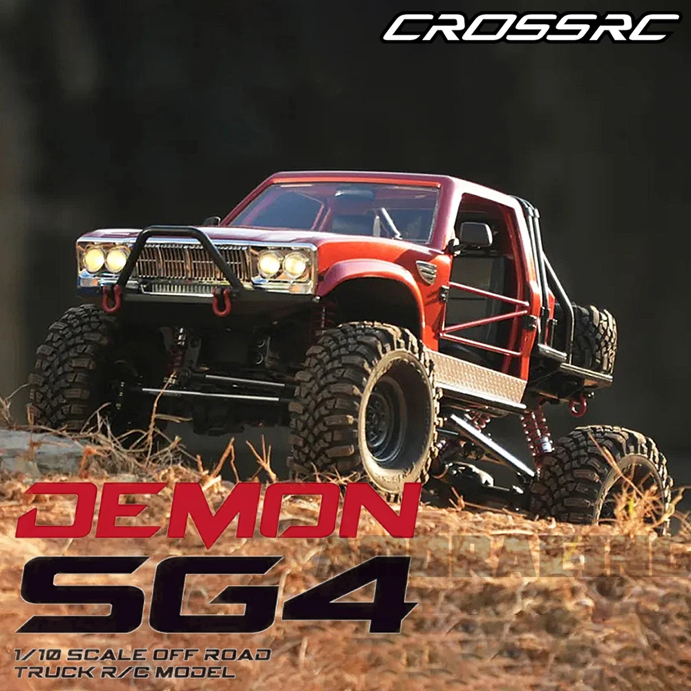 CROSS RC DEMON SG4 4WD 4X4 KIT/RTR Hard Shell 1/10 RC Electric Remote Control Model Car Crawler Adult Children's Toys