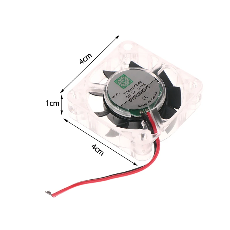 40x40x10MM 4010 DC 5V 0.11A Brushless Fans With Blue LED Light For Heatsink Cooler Cooling Radiator For 3d Printer Parts Fan