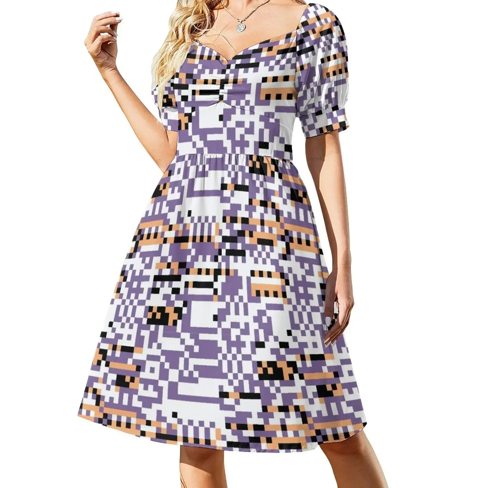 

MissingNo. Glitch Sleeveless Dress Long veiled dresses Woman dresses Dress