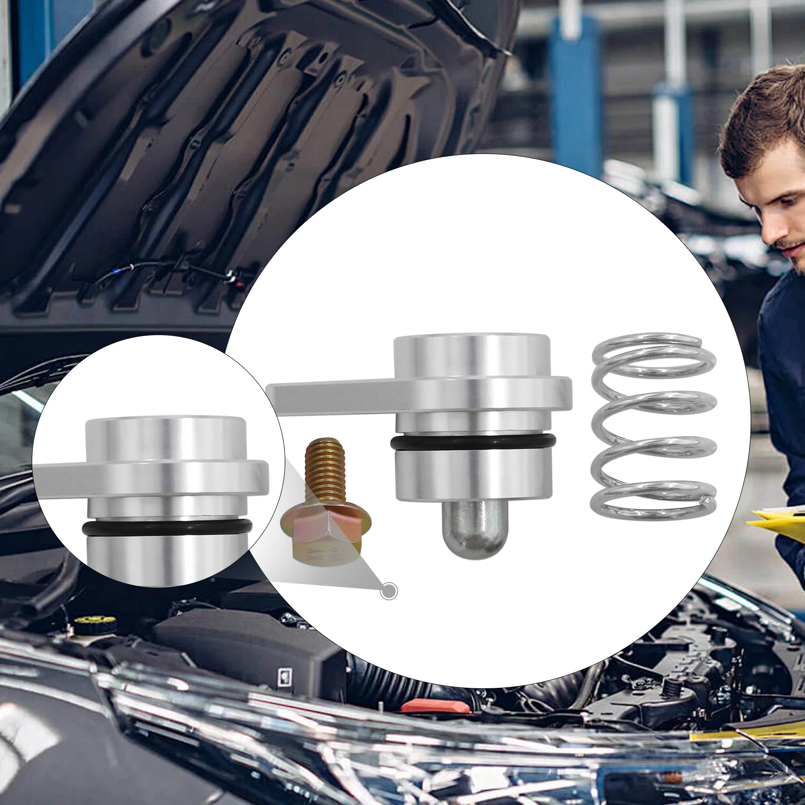 

Соленоид блокировки обратного хода коробки передач, удаление соленоида обратного замка из алюминиевого сплава для T56 TR6060, автомобильный аксессуар