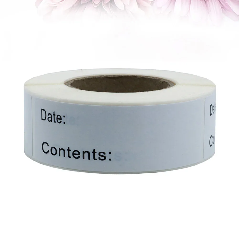 

1 Roll Date Stickers English Record Date Paste Self-Adhesive Paper Labels for DIY Classified Index Note Craft Home Classroom