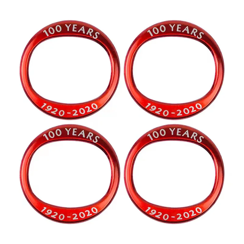 For Mazda CX-50 CX-60 CX-90 2023 2024 Car Wheel Decoration Ring 100th Anniversary Body Metal Patch Exterior Styling Accessories