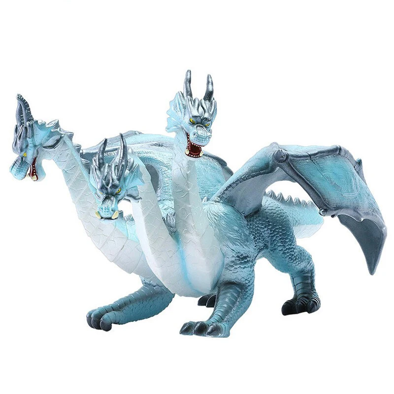 

Трехголовая игрушка-дракон, Коллекционная модель, реалистичный детский подарок для мальчиков, экшн-фигурка, Коллекционная кукла, игрушка-симулятор