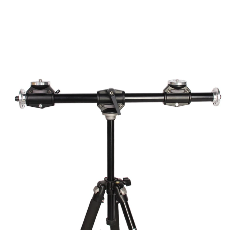 

Tripod Shooting Camera Vertical Crossbar Multi-position Four-head Crossbar PTZ Horizontal Extension Bar