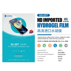 SUNSHINE  SS-057 Imported Hydrogel Film HD and High Transparency for mobile phoner Film, Watch, AirPods, Camera,IPad