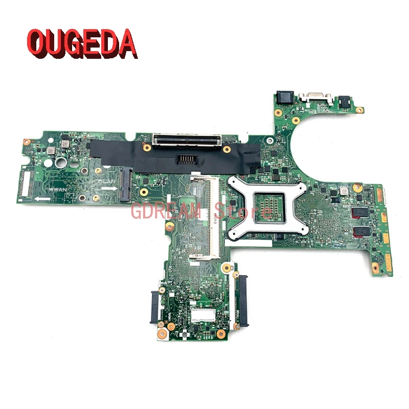 OUGEDA 613296-001 613296-501 613296-601 6050A2326701-MB-A02 for HP ProBook 6450b 6550b laptop motherboard HM57 HD 5430 free CPU