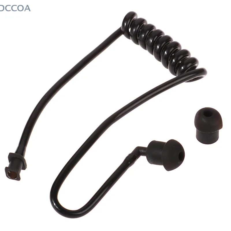 2Pcs Frühling Luft Rohr Spule Akustische Luft Rohr Ohrstöpsel Ersatz Für Radio Hörer Headset Walkie Talkie Kopfhörer Spule