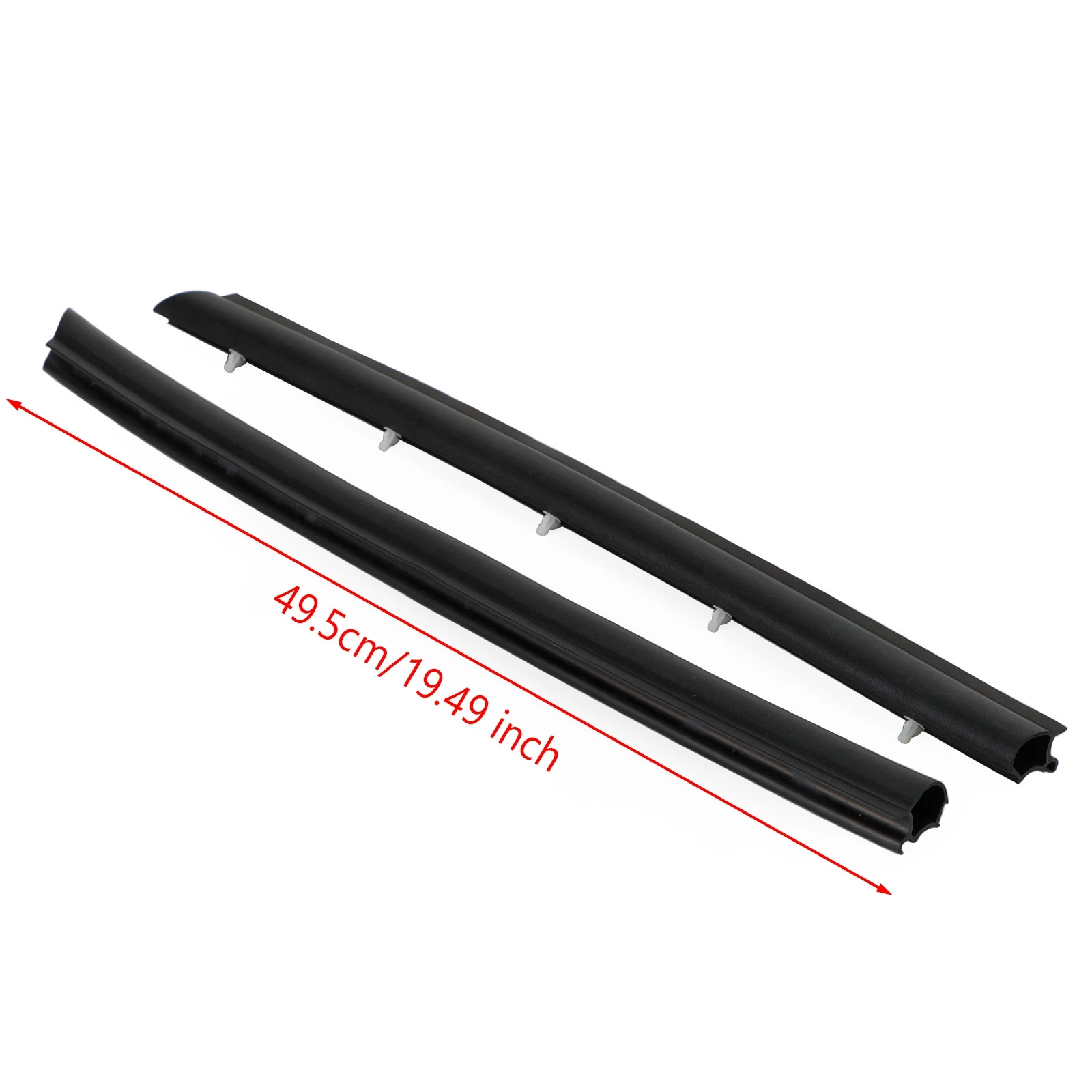 Artudatech 2x Front Door Gasket Seal Rubber Trim For VW Transporter T5 T5.1 Car Accessories