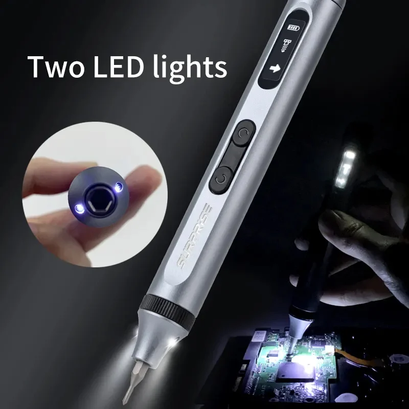 17/50 in 1 Electric Screwdriver Set Precision Handle Portable Power Tool Kit Wireless Cordless Small Bits for Phone Watch Repair