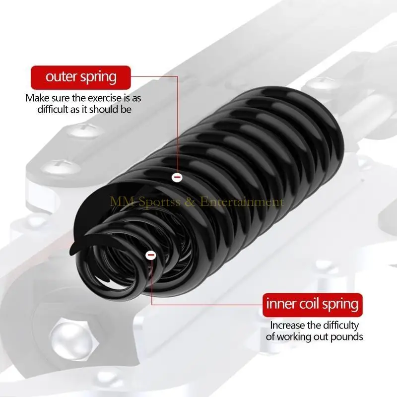 31BE Hand Gripper Arm Strength Chest Expander Household Fitness Equipment Arm Rod Adjustable Arm Chest Muscle Training Device