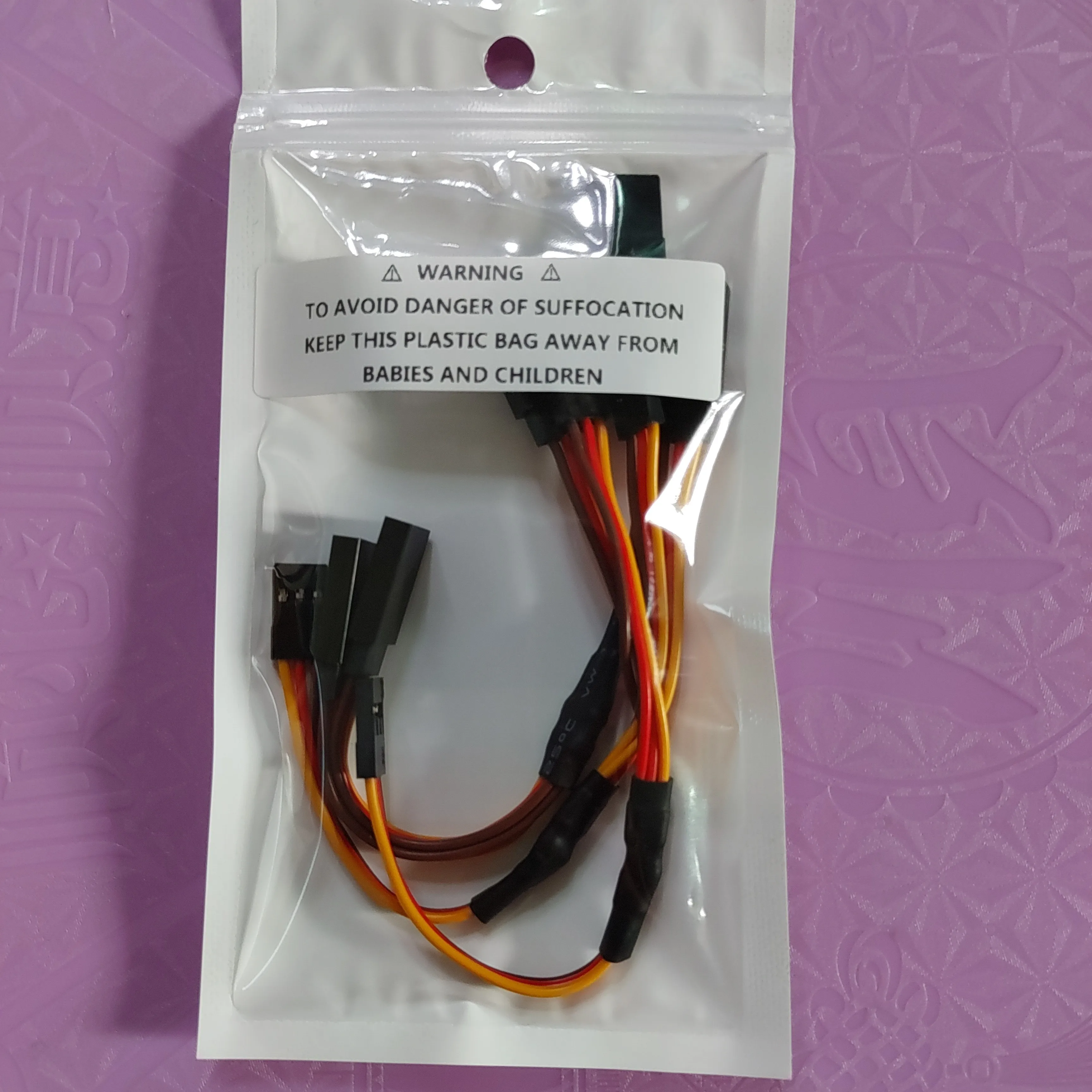 3pc- 6"/150mm JR/Spektrum/Hitec Style Servo Y Harness