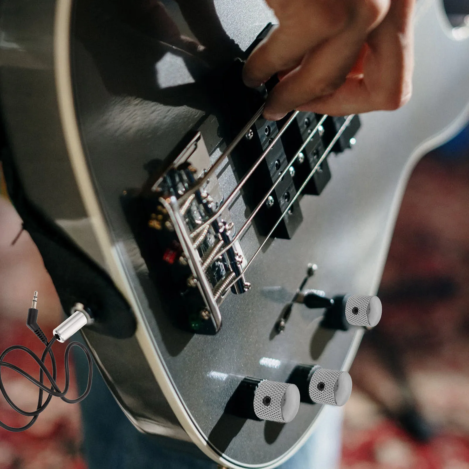 

1pcs 600Mm Guitar Pickup Power Cable Replacement For Electric Bass Transducer Wire Durable Accessories Lasting Use Gift Idea