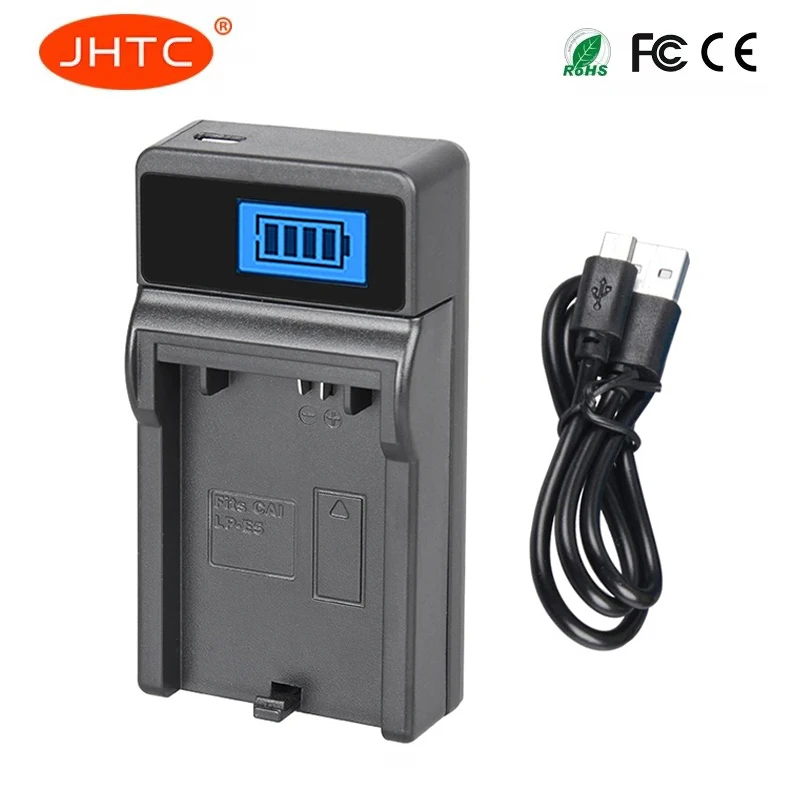 LPE5 LP-E5 شاحن بطارية لكانون 450D 500D 1000D قبلة X3 X2 قبلة F المتمردين T1i المتمردين XS XSi LP E5 شاحن