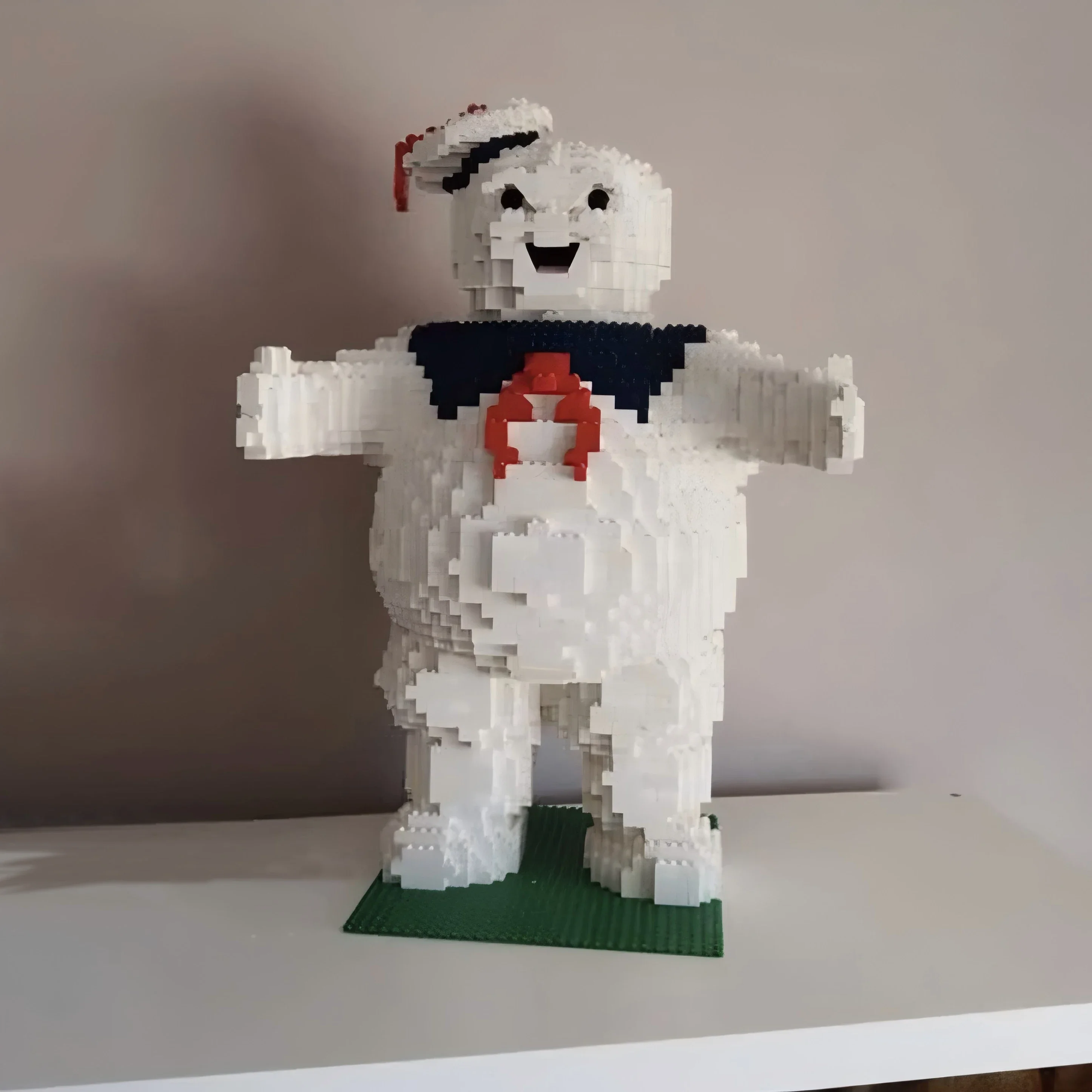 MOC New Ghostbustered Stay Puft Marshmallow Building Blocks Set  Large Scale Snowman Man Bricks Toys Children Birthday Kid Gifts