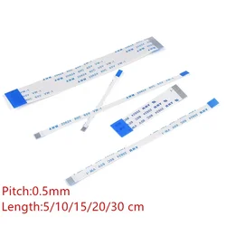 10PCS FFC FPC AWM 20624 80C 60V VW-1 Flat Flexible Cable 0.5MM 4 5 6 8 10 12 14 16 18 20 24 26 30 32 34 36 38 40 45 50 54 60 Pin