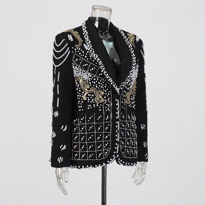 SuperAen 2025 nouveau tempérament industrie lourde conception taille haute mince haut de gamme manteau