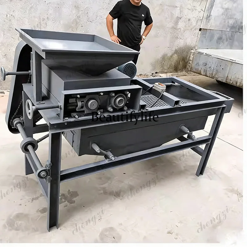 Commercial Automatic Walnut Cracking Machine Nuts Pecan Almond Cracker Sheller Shelling Machine Nut Crushing Machine Customizedh