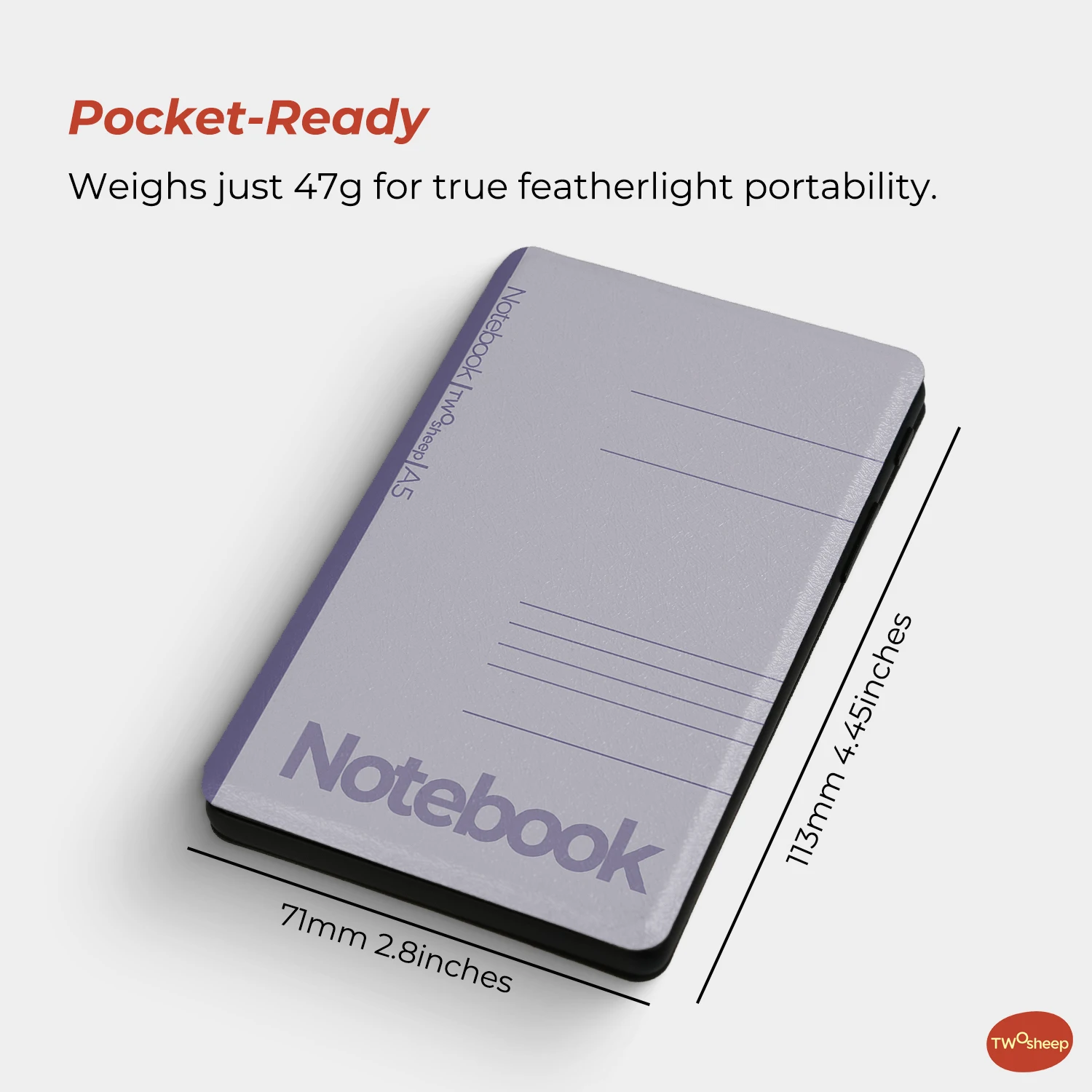 twosheep Classic Notepad Case suit for XTEINK X4 Pro XTEINK X4Pro Pure Magnetic Frameless Thin Slim Skin Protective Guard Cover