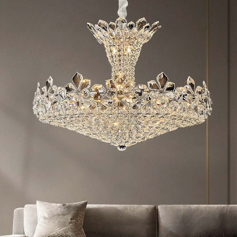 

Light Luxury Ltalian Crystal Living Room Chandelier Designer Luxurious Atmosphere Restaurant Lamp Master Bedroom Chandelier