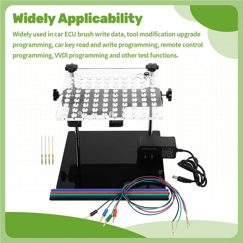 

Компактная светодиодная рамка BDM Pro со зондами Таблица BDM для KESS KTAG FGTECH ECU Programmer Чип-тюнинг Инструмент Светодиодный программатор ECU Вилка стандарта США