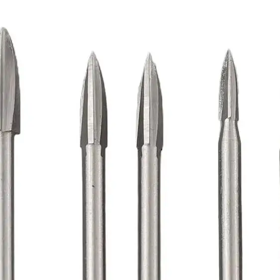 10Pcs 3mm Shank Wood Carving Drill Bits Set For Rotary Tool Engraving Grinding Burr Woodworking DIY Craft For Sculpture Accessor