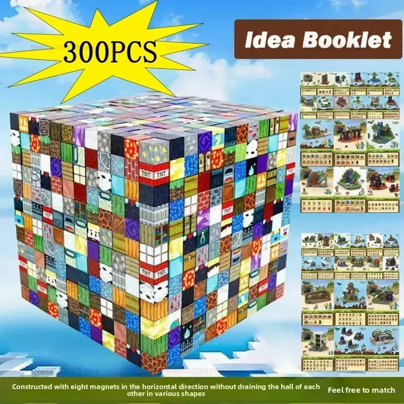 

NEW Magnetic Buildings Blocks Magnets Cube Sets for Boys Girl Kid Age 3+ DIY Models Childrens Stem Sensory Educational Toys Gift