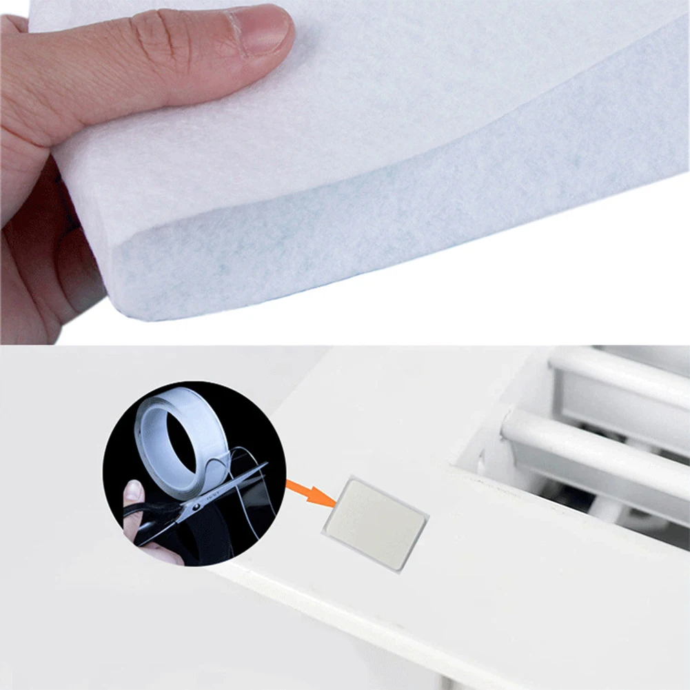Filtrazione elettrostatica Filtro aria condizionata Dimensioni filtro personalizzabili per installazioni fai-da-te Compatibile con tutte le prese d'aria