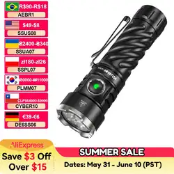 Wurkkos TS26S Flashlight 519A 3100Lm IPX8 Waterproof Rating Magnetic Tail Switch Rechargeable 21700 Self-Defense Flashlight