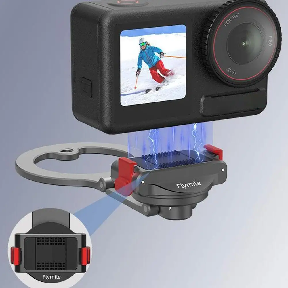 Quick-Release Magnetic Mount For DJI OSMO 360 & OSMO ACTION 3/4/5PRO Expandable Bracket Action Camera Accessories B4M8