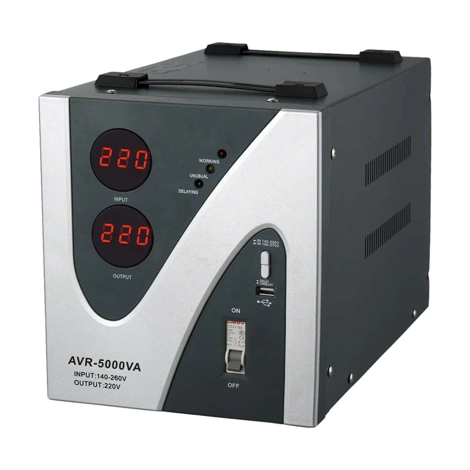 Ac stabilisateur stabilizer 5kva over voltage and under voltage protection Voltage Stabilizer