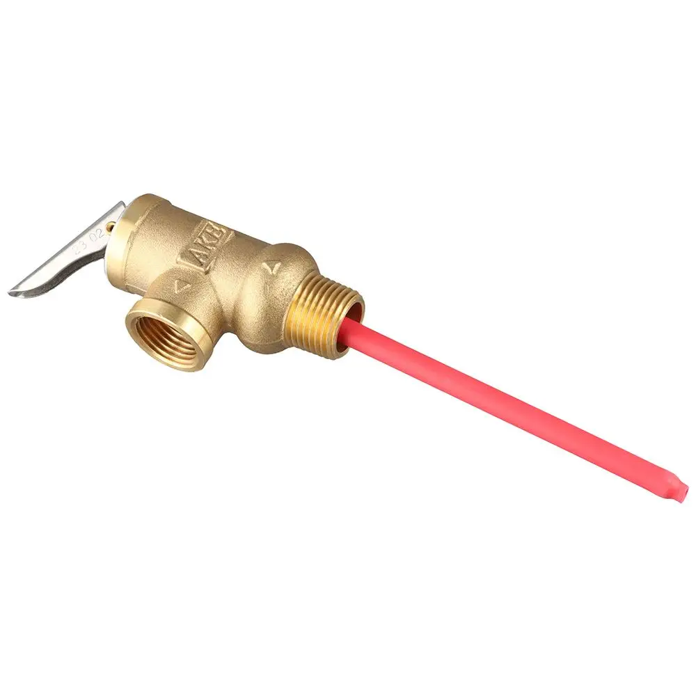 

Small Hot Water Heater Brass Valve 1.0Mpa Pressure Relief Valve Water Tanks Safety Water Heater