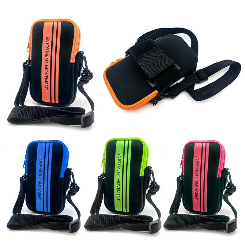 Multifunctional Sports Running Phone Arm Bag Portable Crossbody Shoulder Sling Bag Outdoor Wrist Phone Holder for Men Women
